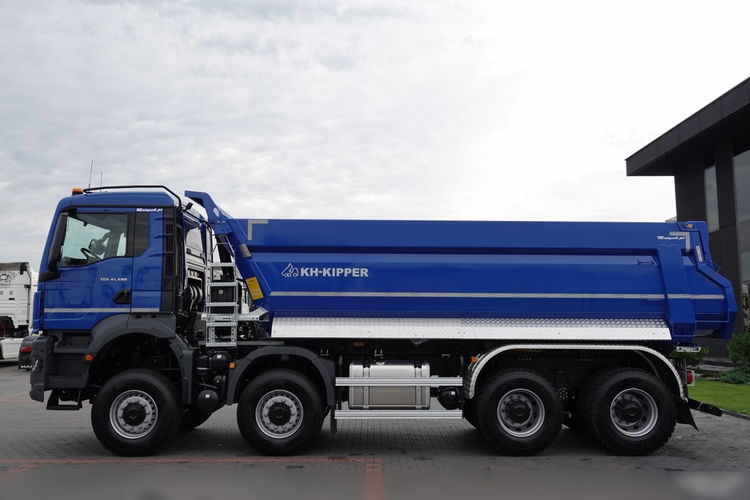 MAN TGS 41.480 / 8X8 / WYWROTKA TYLNOZSYPOWA / UAL / HARDOX / NOWA / OD RĘKI / KH-KIPPER / 2024 ROK  zdjęcie 16