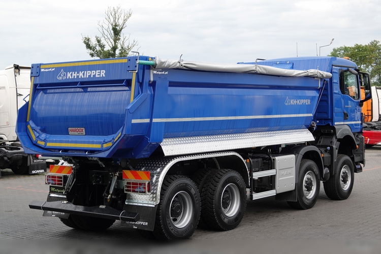 MAN TGS 41.480 / 8X8 / WYWROTKA TYLNOZSYPOWA / UAL / HARDOX / NOWA / OD RĘKI / KH-KIPPER / 2024 ROK  zdjęcie 18