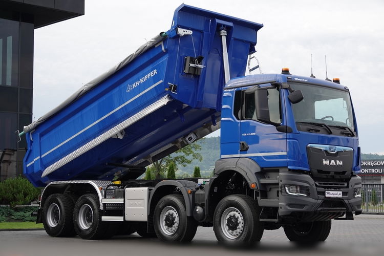 MAN TGS 41.480 / 8X8 / WYWROTKA TYLNOZSYPOWA / UAL / HARDOX / NOWA / OD RĘKI / KH-KIPPER / 2024 ROK  zdjęcie 1