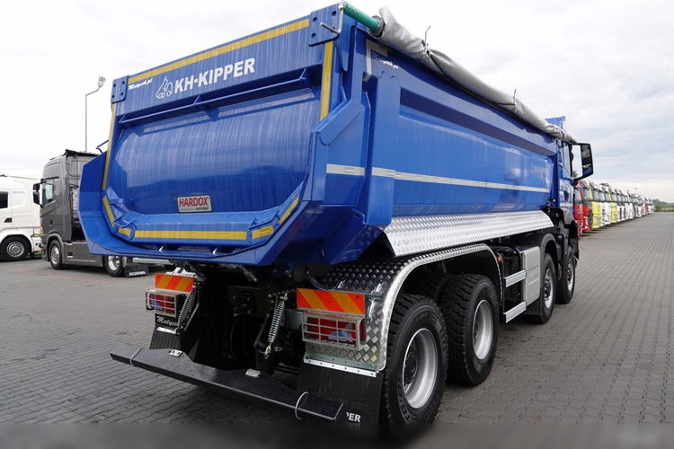 MAN TGS 41.480 / 8X8 / WYWROTKA TYLNOZSYPOWA / UAL / HARDOX / NOWA / OD RĘKI / KH-KIPPER / 2024 ROK  zdjęcie 24