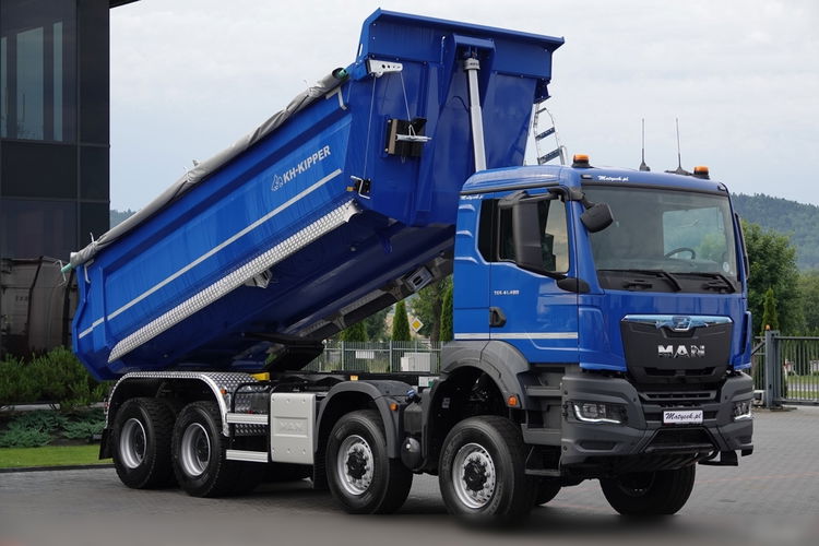 MAN TGS 41.480 / 8X8 / WYWROTKA TYLNOZSYPOWA / UAL / HARDOX / NOWA / OD RĘKI / KH-KIPPER / 2024 ROK  zdjęcie 2