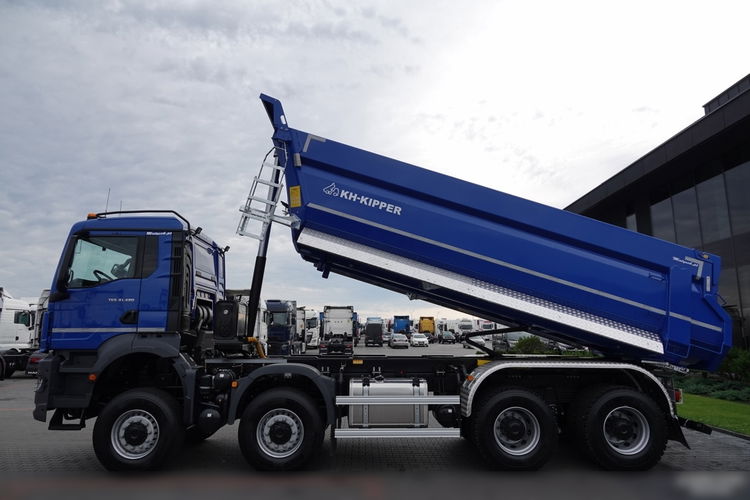 MAN TGS 41.480 / 8X8 / WYWROTKA TYLNOZSYPOWA / UAL / HARDOX / NOWA / OD RĘKI / KH-KIPPER / 2024 ROK  zdjęcie 7