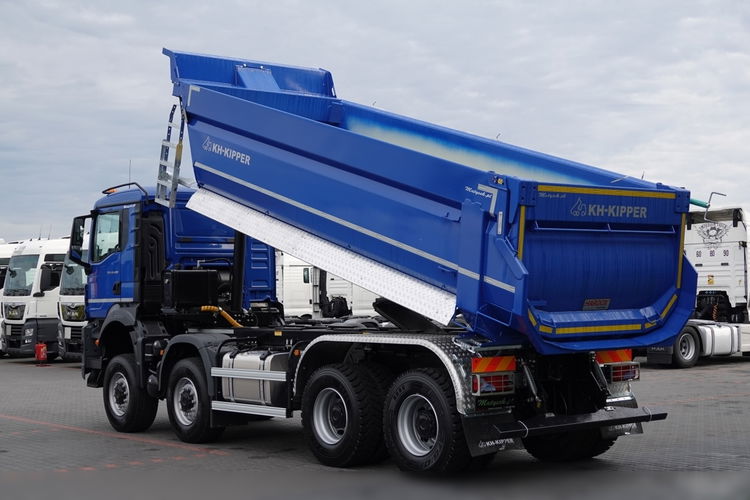MAN TGS 41.480 / 8X8 / WYWROTKA TYLNOZSYPOWA / UAL / HARDOX / NOWA / OD RĘKI / KH-KIPPER / 2024 ROK  zdjęcie 8