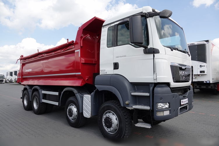 MAN TGS 41.480 / 8x8 / WYWROTKA KH KIPPER TYLNOZSYP / UAL / OPONY 100 % zdjęcie 20