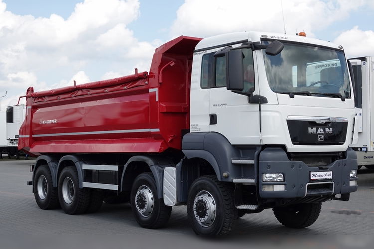 MAN TGS 41.480 / 8x8 / WYWROTKA KH KIPPER TYLNOZSYP / UAL / OPONY 100 % zdjęcie 21