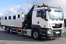 MAN TGS 26.400 / 6x2 / SKRZYNIOWY- 6.8 m + HDS HIAB 477 wysów: 15, 5 m / EURO 6 / OŚ PODNOSZONA / HDS ZA KABINĄ / STEROWANIE RADIOWE zdjęcie 26