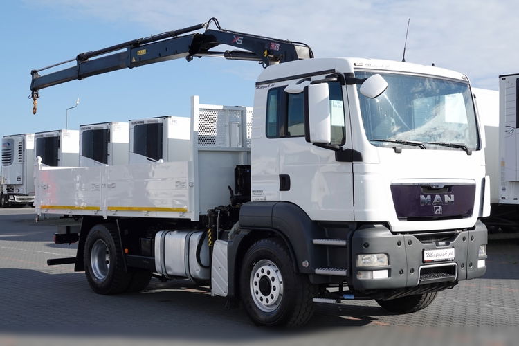 MAN TGS 18.400 / 4x4 / WYWROTKA - 4.7 M + HDS HIAB 111 wysów : 7.4 m / UAL / PALETOWY / STEROWANIE RADIOWE zdjęcie 10