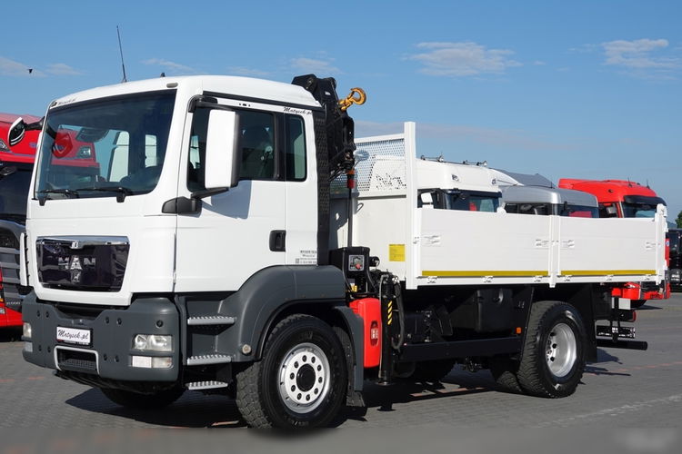 MAN TGS 18.400 / 4x4 / WYWROTKA - 4.7 M + HDS HIAB 111 wysów : 7.4 m / UAL / PALETOWY / STEROWANIE RADIOWE zdjęcie 11
