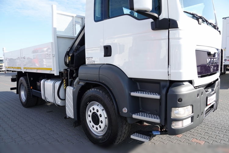 MAN TGS 18.400 / 4x4 / WYWROTKA - 4.7 M + HDS HIAB 111 wysów : 7.4 m / UAL / PALETOWY / STEROWANIE RADIOWE zdjęcie 21