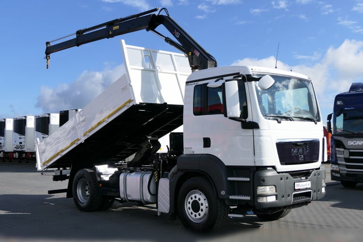 MAN TGS 18.400 / 4x4 / WYWROTKA - 4.7 M + HDS HIAB 111 wysów : 7.4 m / UAL / PALETOWY / STEROWANIE RADIOWE zdjęcie 4