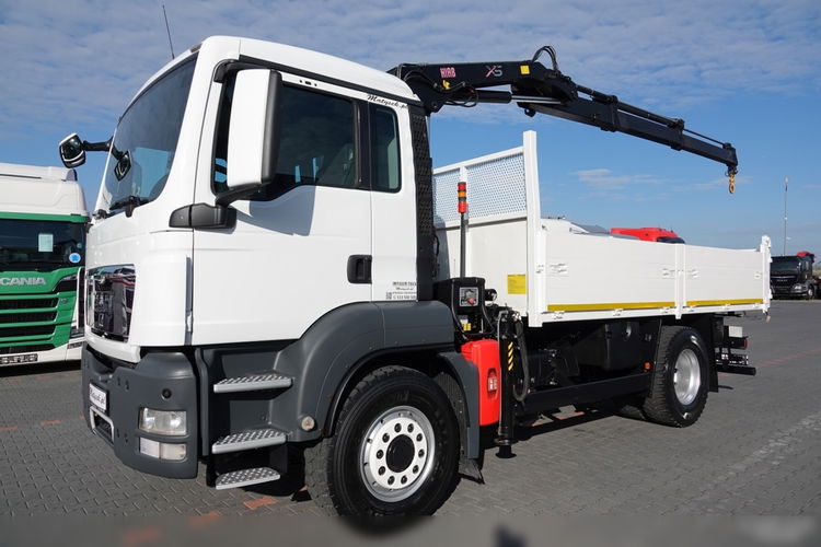 MAN TGS 18.400 / 4x4 / WYWROTKA - 4.7 M + HDS HIAB 111 wysów : 7.4 m / UAL / PALETOWY / STEROWANIE RADIOWE zdjęcie 6