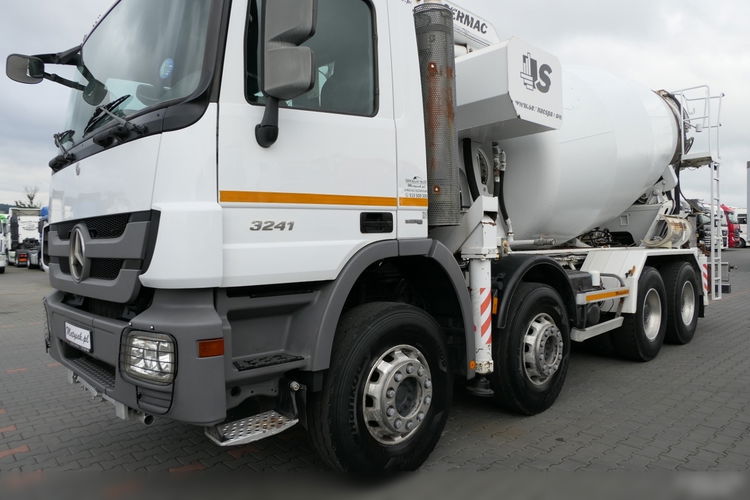 Mercedes ACTROS 3241 / POMPOGRUSZKA / BETONIARKA + POMPA SERMAC 24 M - 3Z24 / EURO 5 / STEROWANIE RADIOWE zdjęcie 10