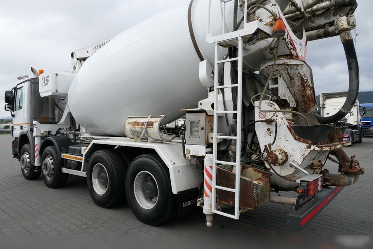 Mercedes ACTROS 3241 / POMPOGRUSZKA / BETONIARKA + POMPA SERMAC 24 M - 3Z24 / EURO 5 / STEROWANIE RADIOWE zdjęcie 11