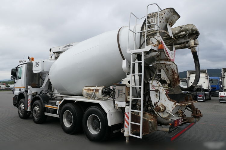Mercedes ACTROS 3241 / POMPOGRUSZKA / BETONIARKA + POMPA SERMAC 24 M - 3Z24 / EURO 5 / STEROWANIE RADIOWE zdjęcie 12