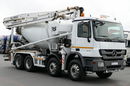 Mercedes ACTROS 3241 / POMPOGRUSZKA / BETONIARKA + POMPA SERMAC 24 M - 3Z24 / EURO 5 / STEROWANIE RADIOWE zdjęcie 19