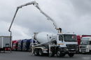 Mercedes ACTROS 3241 / POMPOGRUSZKA / BETONIARKA + POMPA SERMAC 24 M - 3Z24 / EURO 5 / STEROWANIE RADIOWE zdjęcie 2
