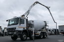 Mercedes ACTROS 3241 / POMPOGRUSZKA / BETONIARKA + POMPA SERMAC 24 M - 3Z24 / EURO 5 / STEROWANIE RADIOWE zdjęcie 6