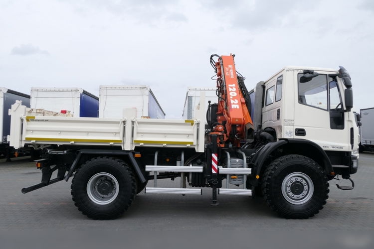 Iveco EUROCARGO 150E25 / 4X4 / WYWROTKA + HDS TEREX 120.2 E / DO ENERGETYKI / STEROWANIE RADIOWE / 67 TYS KM PRZEBIEGU zdjęcie 21