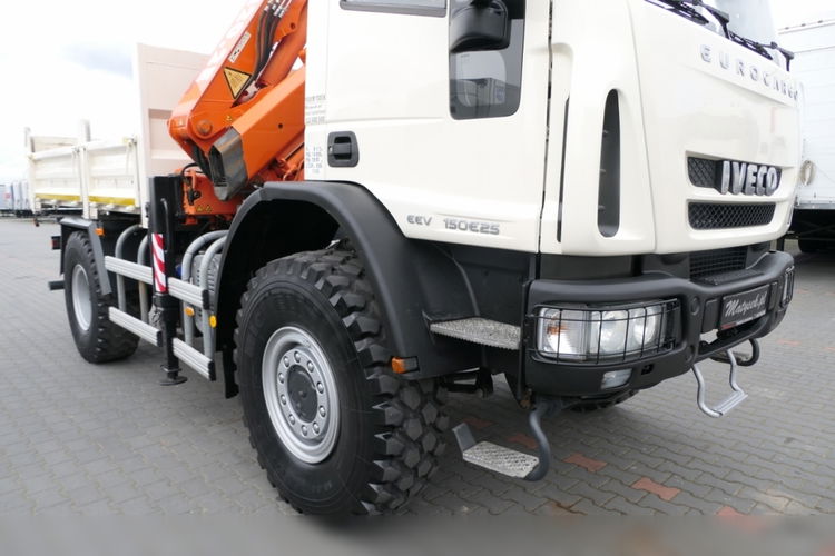 Iveco EUROCARGO 150E25 / 4X4 / WYWROTKA + HDS TEREX 120.2 E / DO ENERGETYKI / STEROWANIE RADIOWE / 67 TYS KM PRZEBIEGU zdjęcie 24