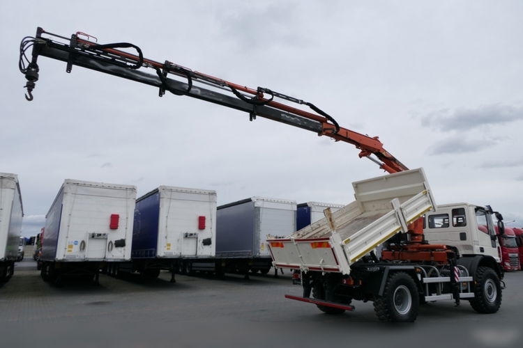 Iveco EUROCARGO 150E25 / 4X4 / WYWROTKA + HDS TEREX 120.2 E / DO ENERGETYKI / STEROWANIE RADIOWE / 67 TYS KM PRZEBIEGU zdjęcie 6