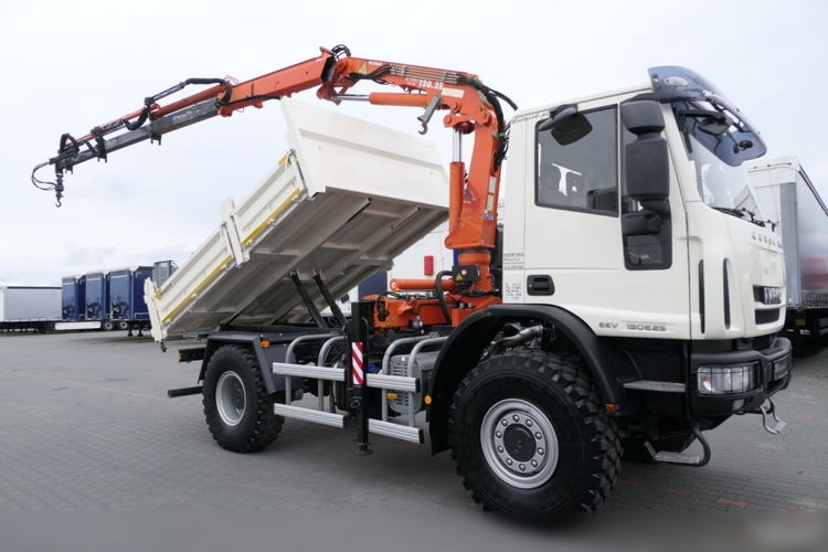 Iveco EUROCARGO 150E25 / 4X4 / WYWROTKA + HDS TEREX 120.2 E / DO ENERGETYKI / STEROWANIE RADIOWE / 67 TYS KM PRZEBIEGU zdjęcie 7