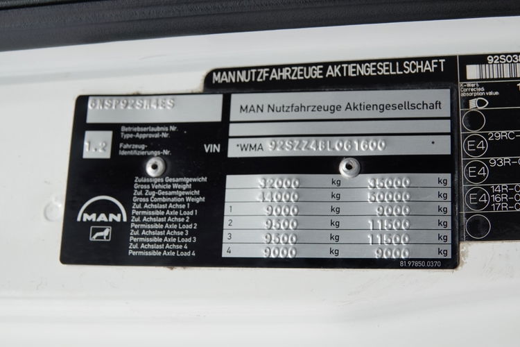 MAN TGS 35.480 / 8X4 / ASENIZACYJNY / ŁADOWARKA PRÓŻNIOWA / WUKO / MTS SAUGBAGGER / STEROWANIE RADIOWE / zdjęcie 52