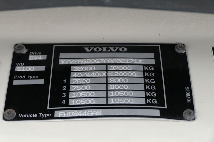 Volvo FH 460 / 8X4 / PLATFORMA + HDS FASSI F455 + PRZYCZEPA TANDEM METACO/ 7, 5 M /  zdjęcie 36