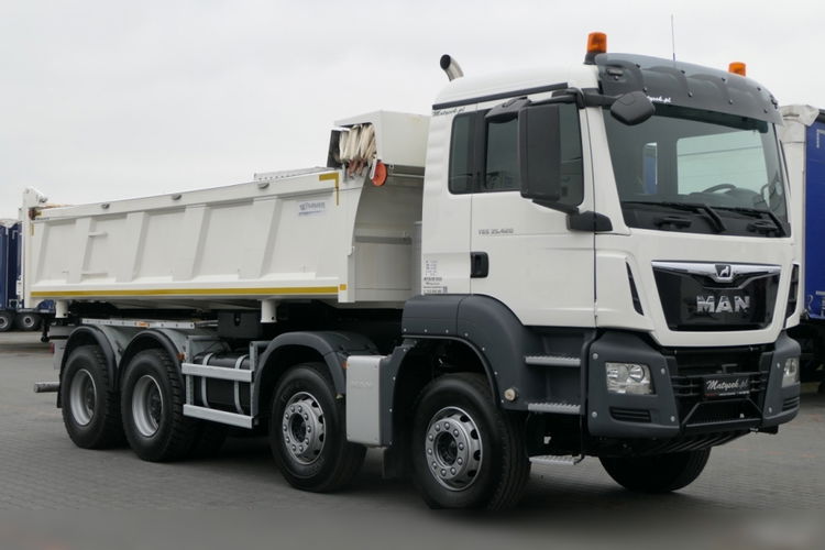 MAN TGS 35.420 / 8x4 / WYWROTKA / HYDROBURTA / MEILLER KIPPER / EURO 6 / 2018 ROK  zdjęcie 29