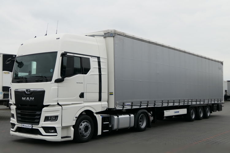 MAN TGX 510 / GX / RETARDER / LOWDECK / + KRONE MEGA FIRANKA / 2021 ROK  zdjęcie 1