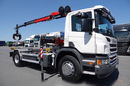 SCANIA P 320 / WYWROTKA BDF + HDS HMF 635 -wysów: 6.8 m / CHWYTAK do złomu / EURO 6 / BDF + KIPPER + HDS / zdjęcie 11