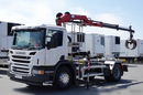 SCANIA P 320 / WYWROTKA BDF + HDS HMF 635 -wysów: 6.8 m / CHWYTAK do złomu / EURO 6 / BDF + KIPPER + HDS / zdjęcie 2