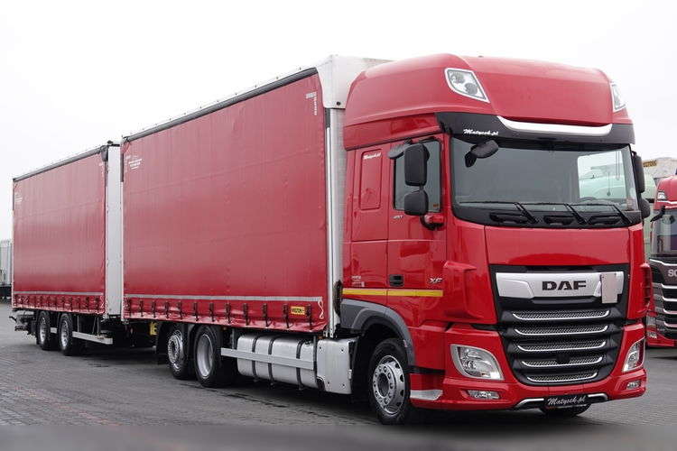 DAF XF 480 / ZESTAW TANDEM 120 M3 / PRZEJAZDOWY / WIELTON / 7.7m+7.7m / 2019 Rok  zdjęcie 12