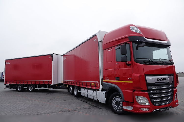 DAF XF 480 / ZESTAW TANDEM 120 M3 / PRZEJAZDOWY / WIELTON / 7.7m+7.7m / 2019 Rok  zdjęcie 4