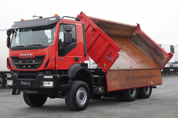 IVECO TRAKKER 450 / 6x6 / WYWROTKA / BORDMATIC / MEILLER KIPPER 3 STRONNY zdjęcie 9