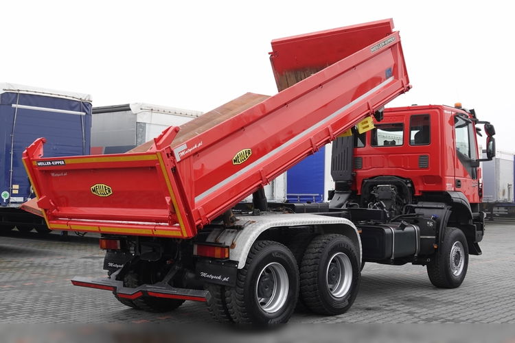 IVECO TRAKKER 450 / 6x6 / WYWROTKA / BORDMATIC / MEILLER KIPPER 3 STRONNY zdjęcie 5