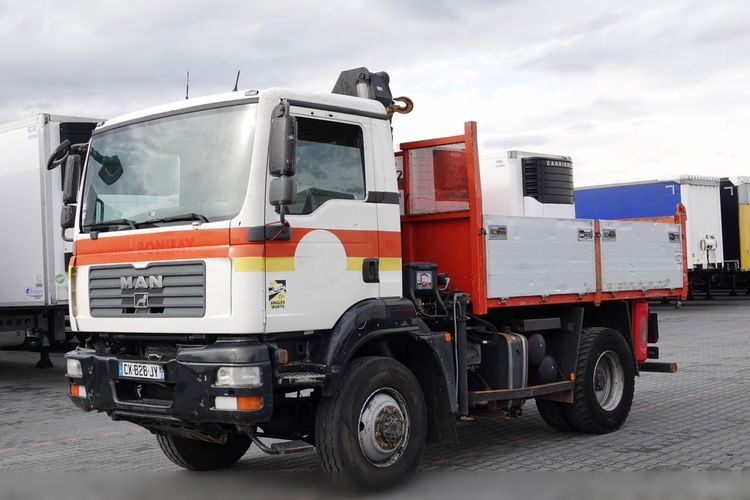 MAN TGM 13.280 / 4x4 / UAL / WYWROTKA + HDS HIAB 111 zdjęcie 9