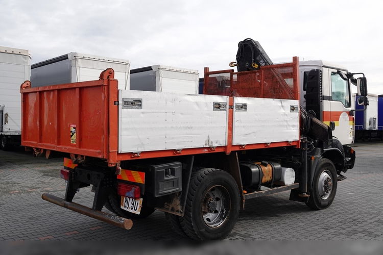 MAN TGM 13.280 / 4x4 / UAL / WYWROTKA + HDS HIAB 111 zdjęcie 12