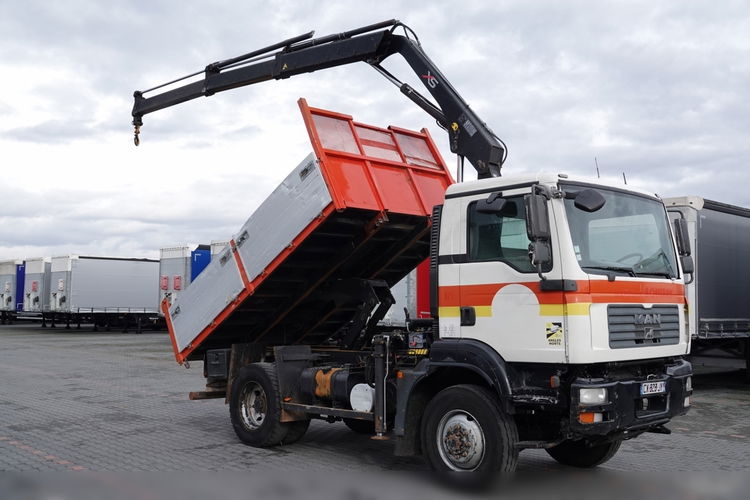 MAN TGM 13.280 / 4x4 / UAL / WYWROTKA + HDS HIAB 111 zdjęcie 7