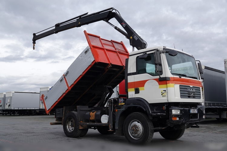 MAN TGM 13.280 / 4x4 / UAL / WYWROTKA + HDS HIAB 111 zdjęcie 8