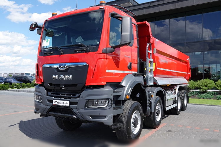 MAN TGS 41.480 / 8X8 / WYWROTKA TYLNOZSYPOWA / HARDOX / NOWA / OD RĘKI / KH-KIPPER / 2024 R zdjęcie 13