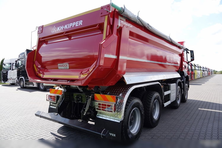 MAN TGS 41.480 / 8X8 / WYWROTKA TYLNOZSYPOWA / HARDOX / NOWA / OD RĘKI / KH-KIPPER / 2024 R zdjęcie 24