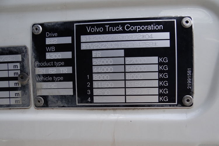 Volvo FMX 450 / 6X2 / HAKOWIEC / DALBY XHM 3C20M / OŚ PODNOSZONA /EURO 6 / + PRZYCZEPA DO KONTENERÓW  zdjęcie 44