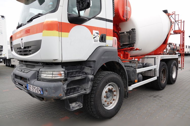 Renault RENUALT KERAX 460 DXI / 6X4 / BETONOMIESZARKA - 7 M3 / AUTOMAT / E5 EEV zdjęcie 13