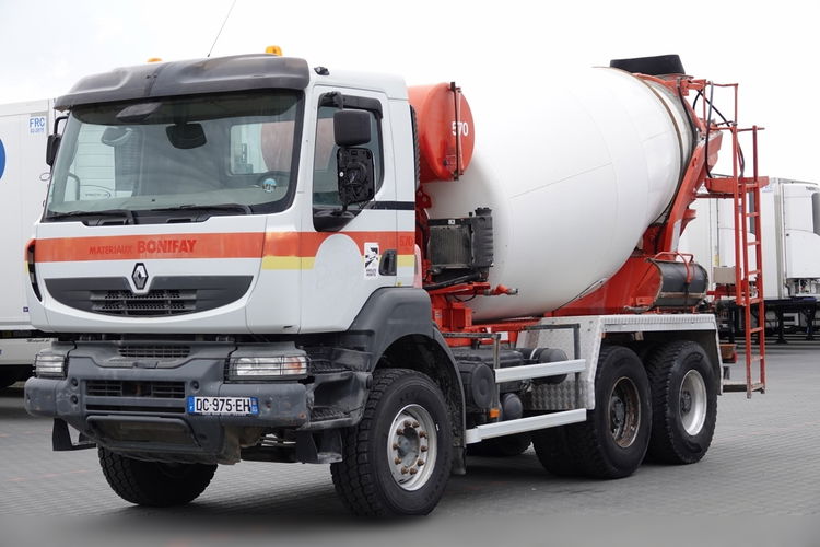 Renault RENUALT KERAX 460 DXI / 6X4 / BETONOMIESZARKA - 7 M3 / AUTOMAT / E5 EEV zdjęcie 1