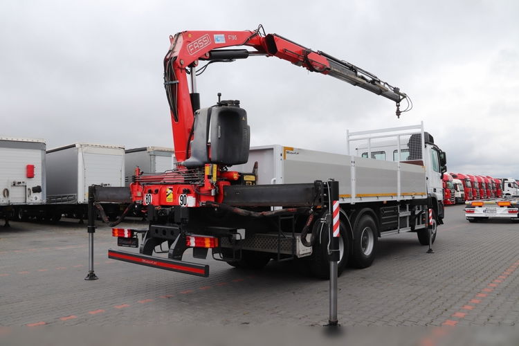 Mercedes -BENZ ACTROS 3336 / 6 X 4 / SKRZYNIOWY - 6.85 M + HDS FASSI F195 / PILOT / EPS + SPRZĘGŁO / 08.2012 R zdjęcie 9