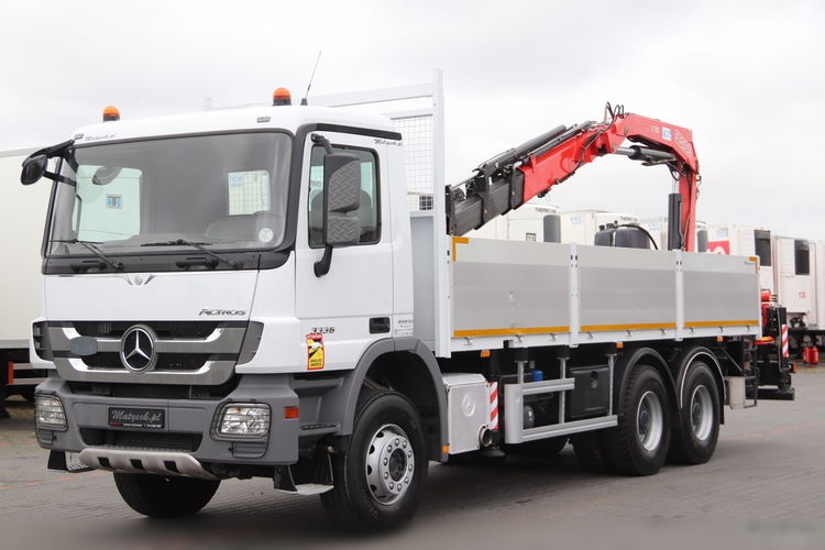 Mercedes -BENZ ACTROS 3336 / 6 X 4 / SKRZYNIOWY - 6.85 M + HDS FASSI F195 / PILOT / EPS + SPRZĘGŁO / 08.2012 R zdjęcie 14