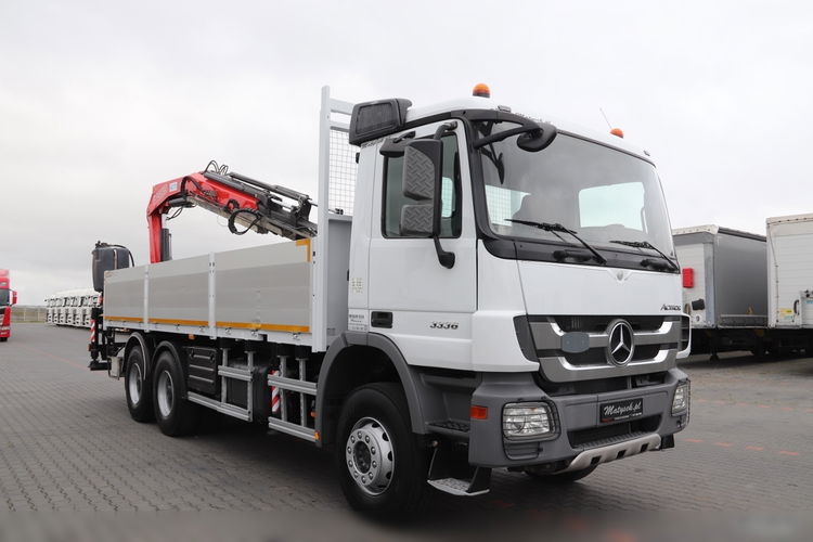 Mercedes -BENZ ACTROS 3336 / 6 X 4 / SKRZYNIOWY - 6.85 M + HDS FASSI F195 / PILOT / EPS + SPRZĘGŁO / 08.2012 R zdjęcie 23