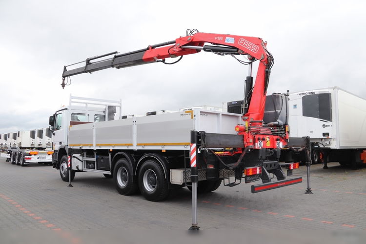 Mercedes -BENZ ACTROS 3336 / 6 X 4 / SKRZYNIOWY - 6.85 M + HDS FASSI F195 / PILOT / EPS + SPRZĘGŁO / 08.2012 R zdjęcie 5