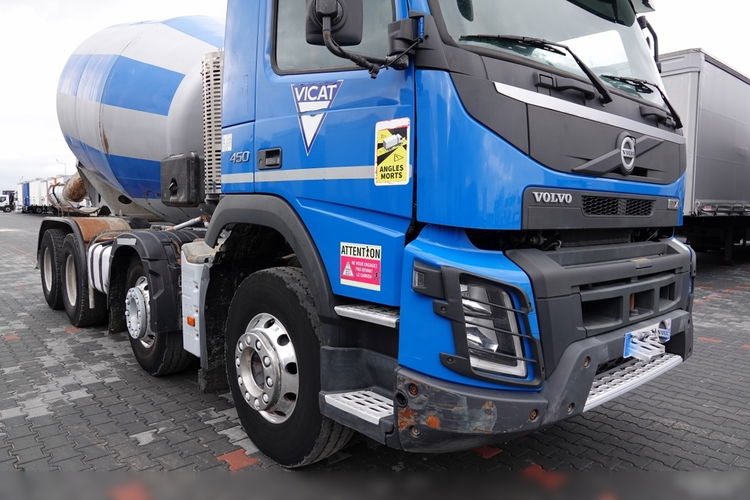 Volvo FMX 450 / 8x4 / GRUSZKA 9m3 / BETONOMIESZARKA / EURO 6 zdjęcie 19