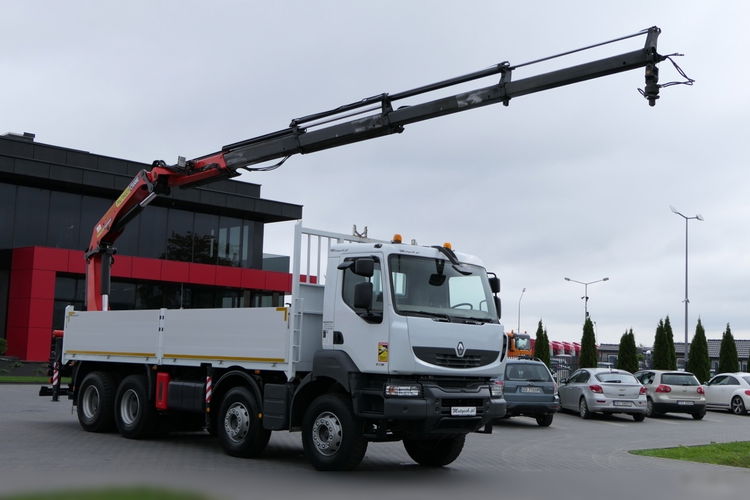 Renault KERAX 410 DXI / 8 X 4 / SKRZYNIOWY- 6.8 M + HDS PALFINGER PK 20002 - 12, 5 M / PILOT / ROTATOR / 2 zdjęcie 9